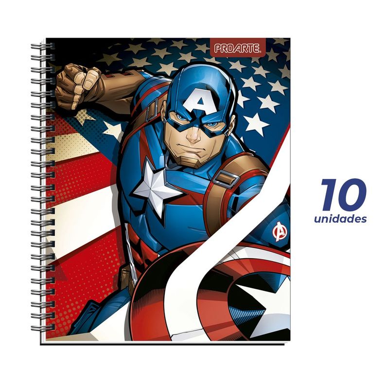 Pack 10 Cuadernos Proarte Universal Super Hero 100 Hojas 7mm-1