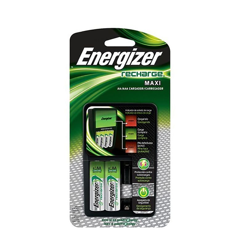 Cargador de Pilas Energizer Aa/aaa + 2 Pilas Aa recargables-0