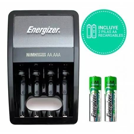 Cargador de Pilas Energizer Aa/aaa + 2 Pilas Aa recargables-2