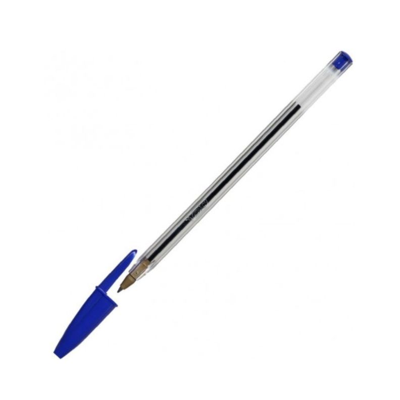 Lápiz Pasta Azul Bic Cristal Punta Media 50 unid-3