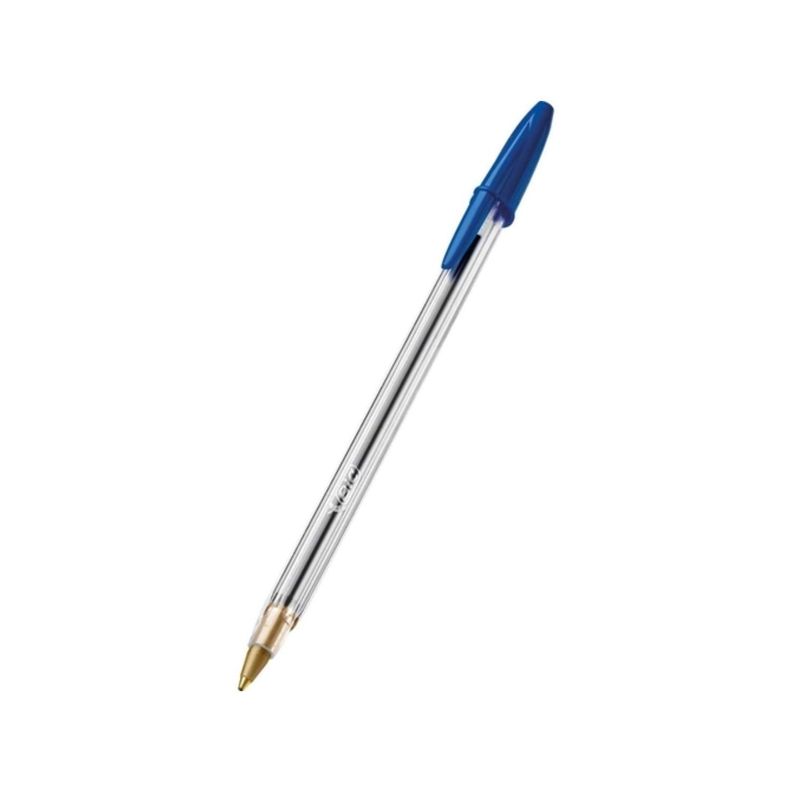 Lápiz Pasta Azul Bic Cristal Punta Media 50 unid-4