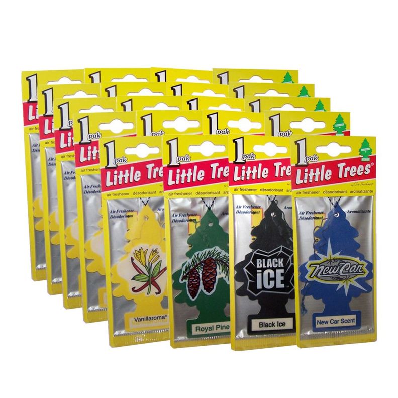 Pack 20 Pinos Aromático Car-Freshner 4 variedades-0
