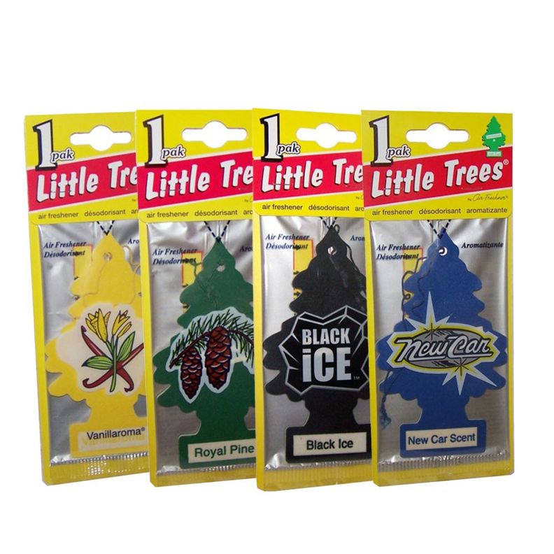 Pack 20 Pinos Aromático Car-Freshner 4 variedades-1