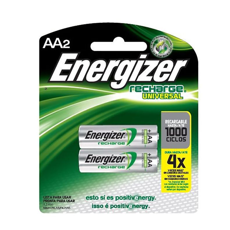 Pila Recargable Energizer Tamaño Aa 4 Unidades / Superstore-1