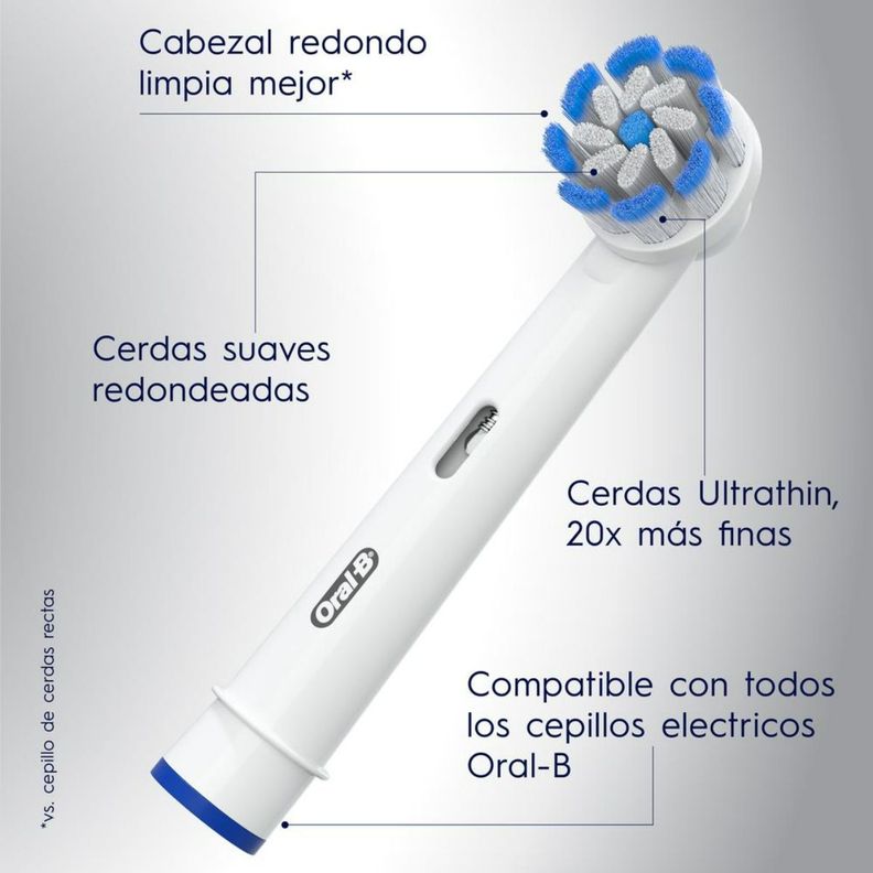 Repuesto cepillo eléctrico Oral-B sensitive 2 unidades-4