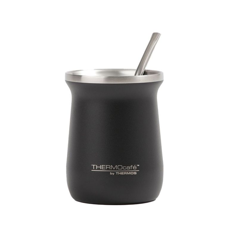 Mate Thermos 260ml + Bombilla Acero Inoxidable Granite-1