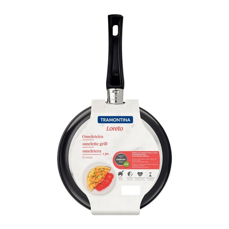 Sartén Tortillero Doble Tramontina Antiadherente 20 cm-1