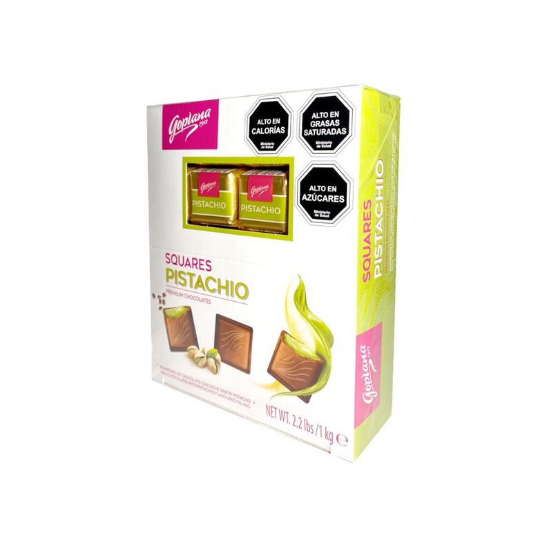 Pack Chocolate Bombón Goplana Pistacho 1kg + 1 Almendra 1kg-4