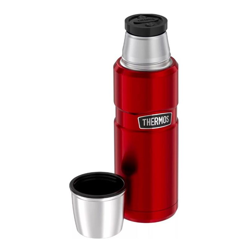 Termo Liquido Thermos King 470ml Acero inoxidable Rojo-1