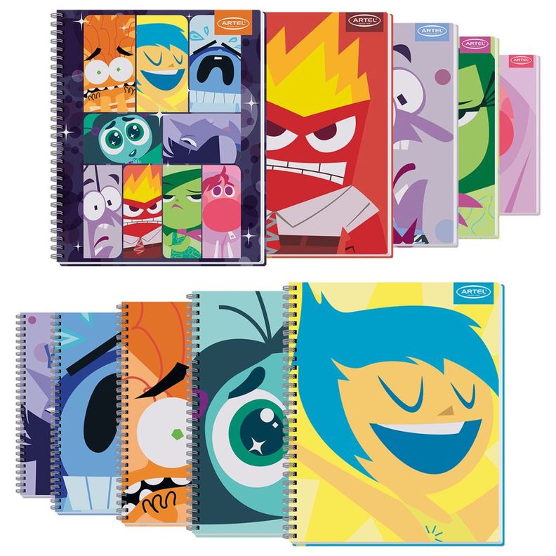Artel Cuaderno Universitario Intensamente 100 Hj 7mm x10ud-0