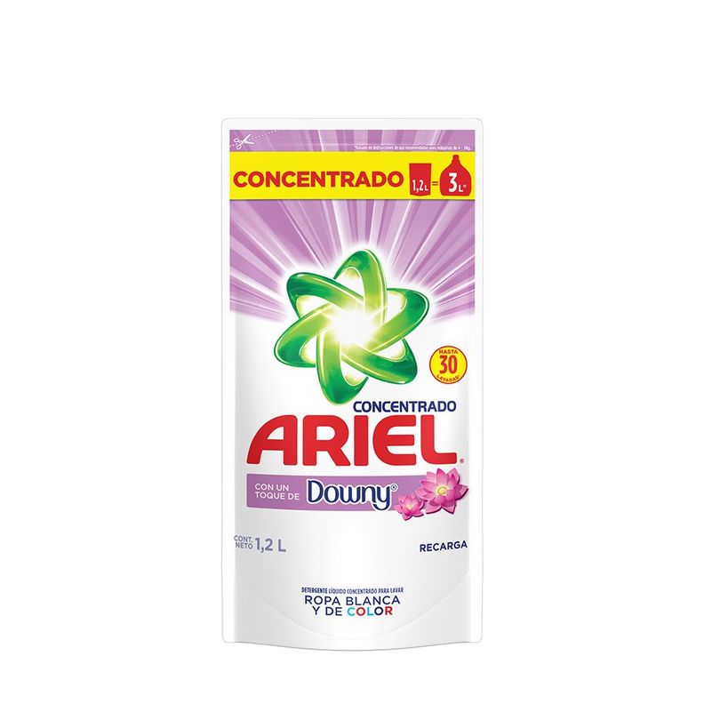 Pack 8 Detergentes Ariel Tod liquido concentrado 1.2lt-0