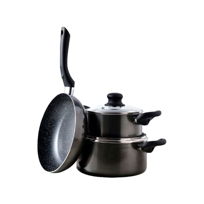 Batería De Cocina Soria 5 piezas San Ignacio By Bergner-2