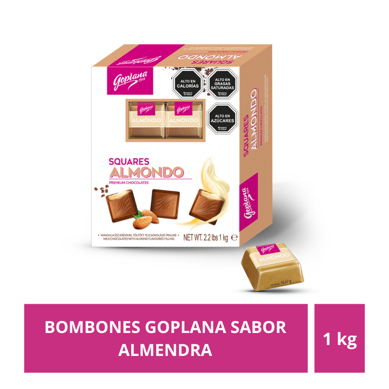 Bombon Chocolate Goplana 1 Kg Sabor Almendra-1