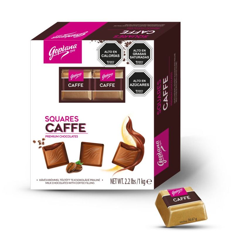 Pack Chocolate Bombón Goplana Cafe 1kg + 1 Choco Choco 1 Kg-1