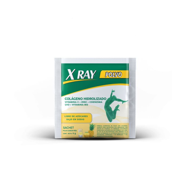 X Ray Colágeno En Polvo Sabor A Piña 30 Sachet-2