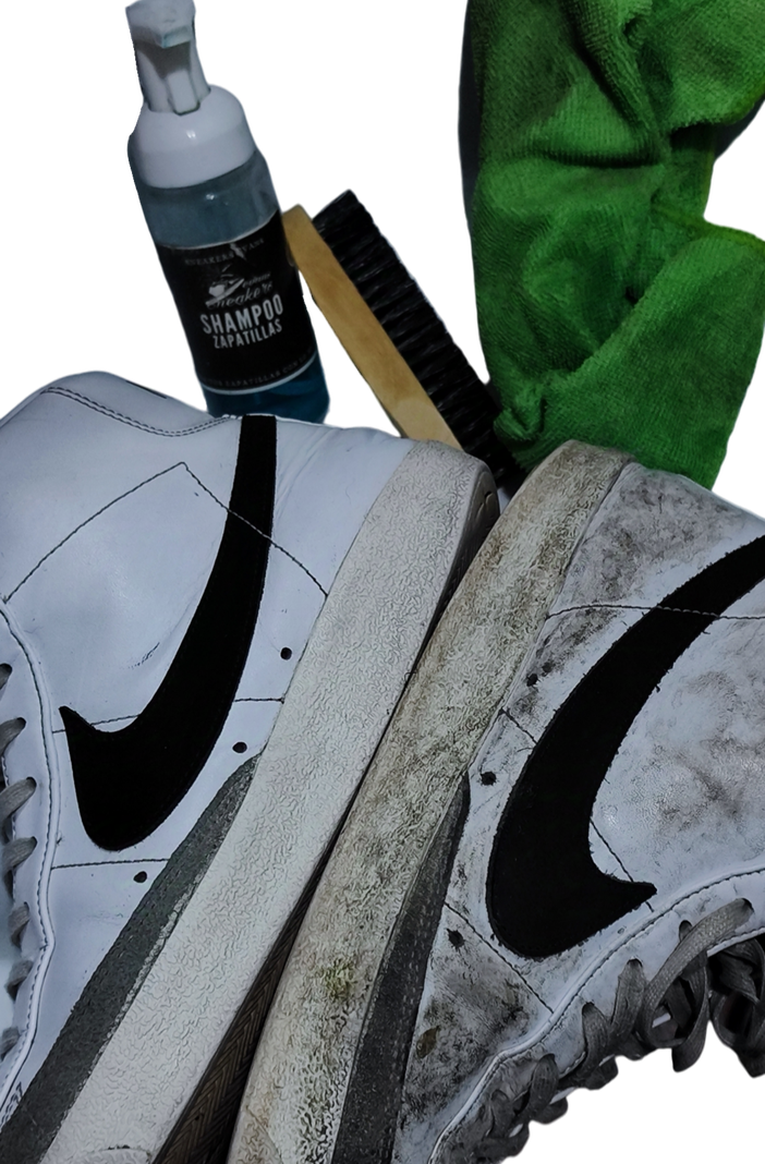 3 Shampoo zapatillas + Hormadores + Cepillo de cobre + Shields + Cepillo fineza media + Paño + Goma -1