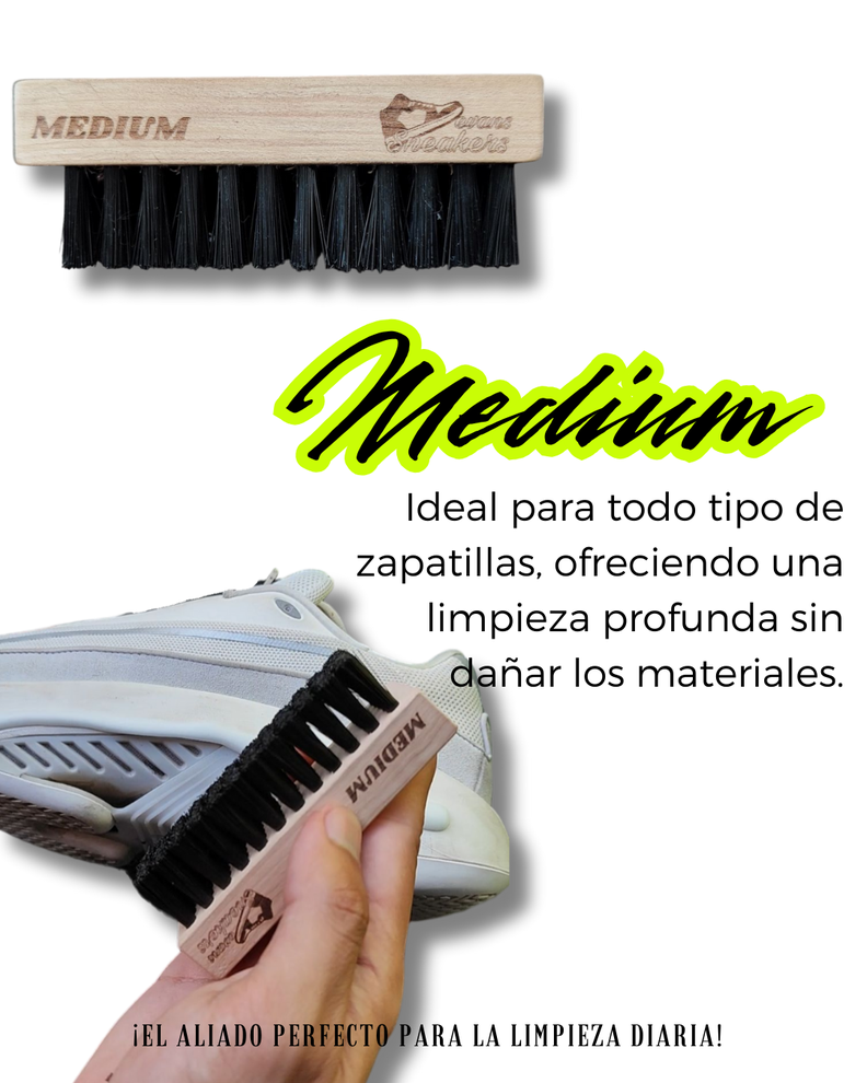 Set 3 Escobillas Premium Para Zapatillas-3