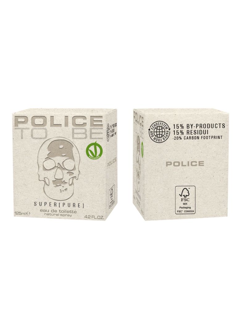 POLICE TO BE SUPER PURE UNISEX EDT 125ML-2