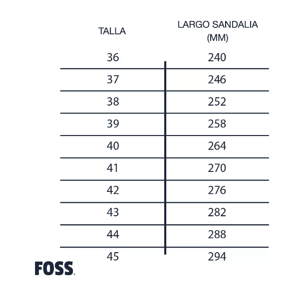 Sandalias Noah Hombre Foss Talla 42CL-2