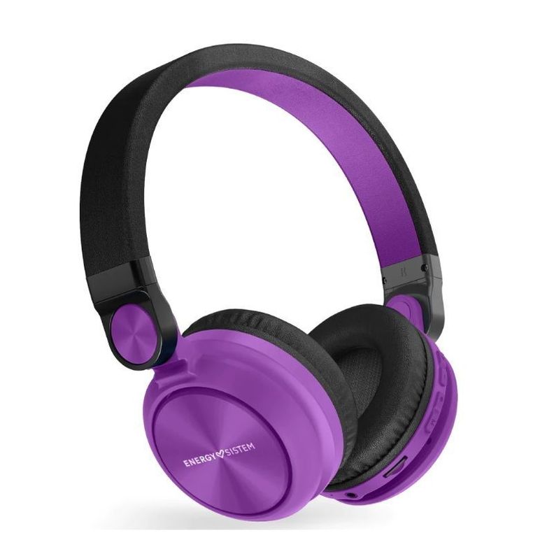 Audífonos Bluetooth Inalámbrico Energy Sistem Urban 2 Radio violeta-0