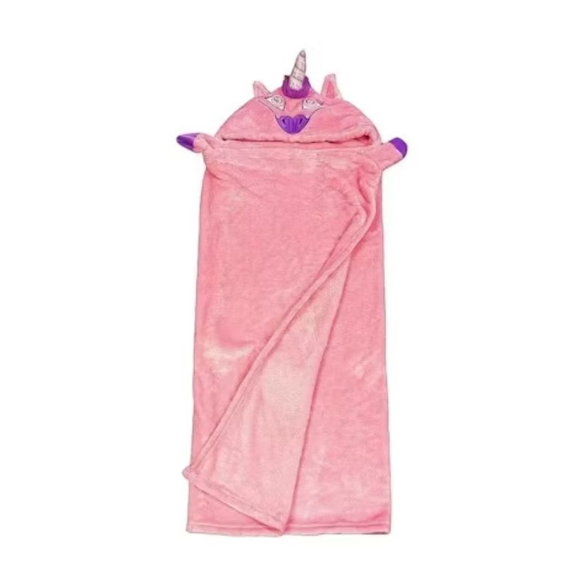 Manta Cobija Frazada De Polar Capucha Iluminada Para Niña-2