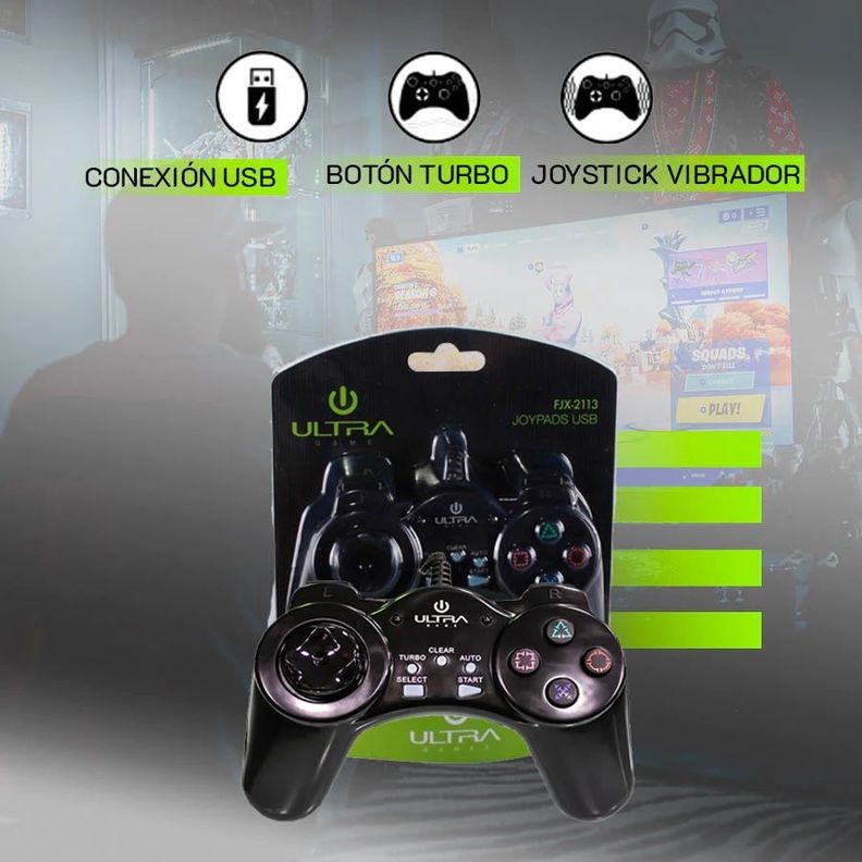 Joystick Ultra Para Pc Usb Techtronic-3
