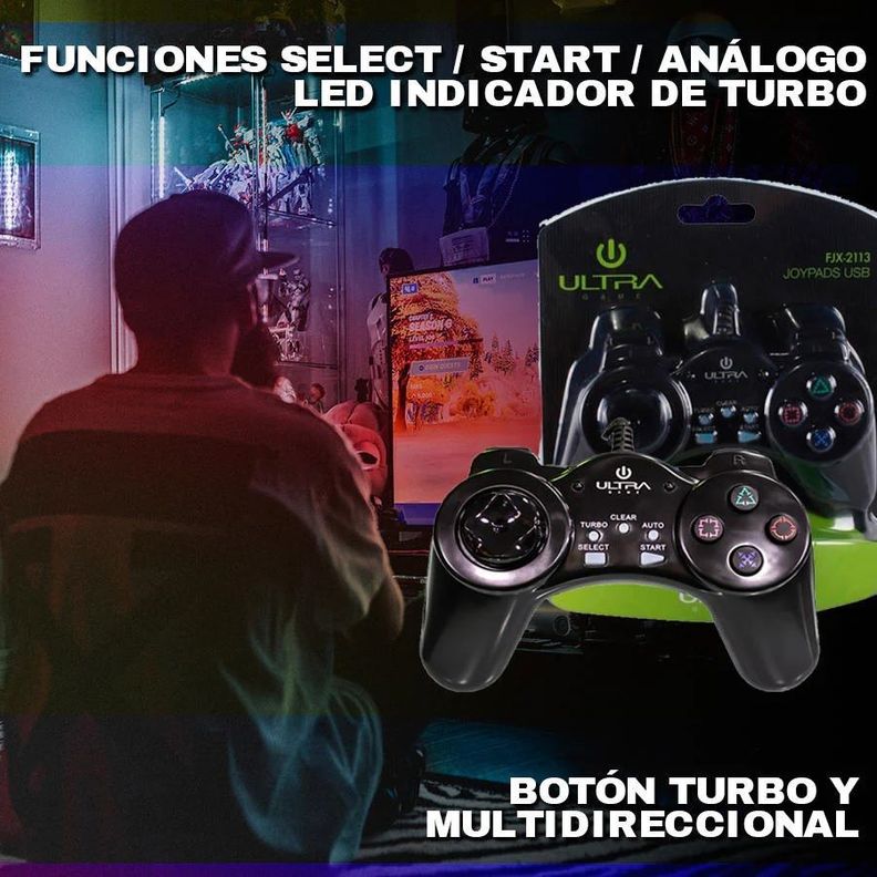 Joystick Ultra Para Pc Usb Techtronic-4