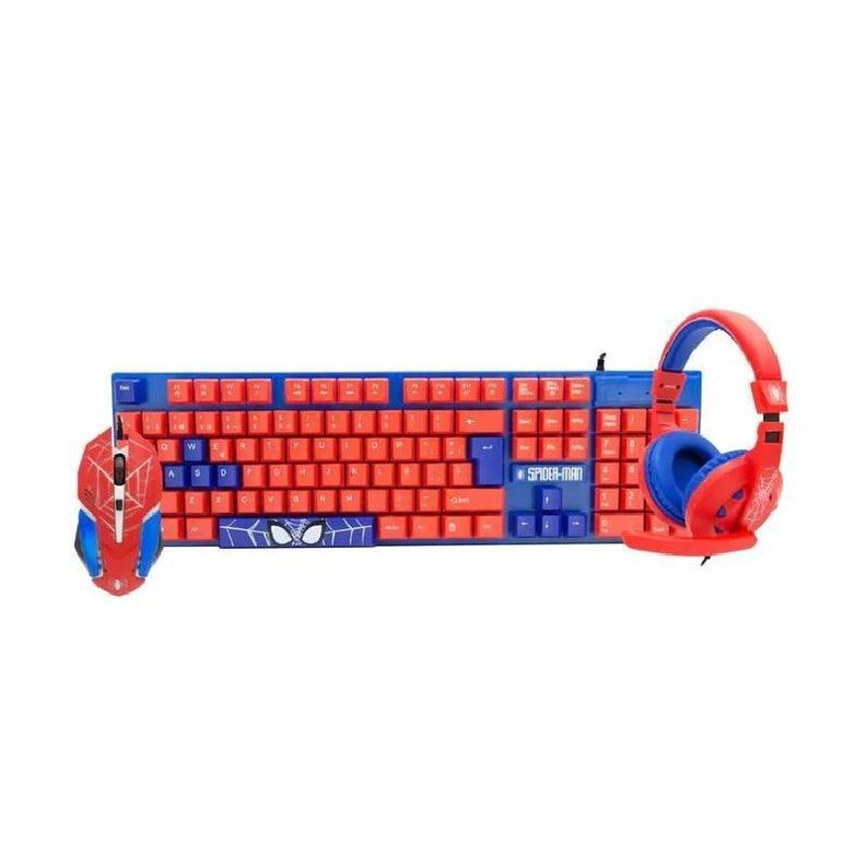 Kit Gamer Marvel Spiderman 3 en 1-0