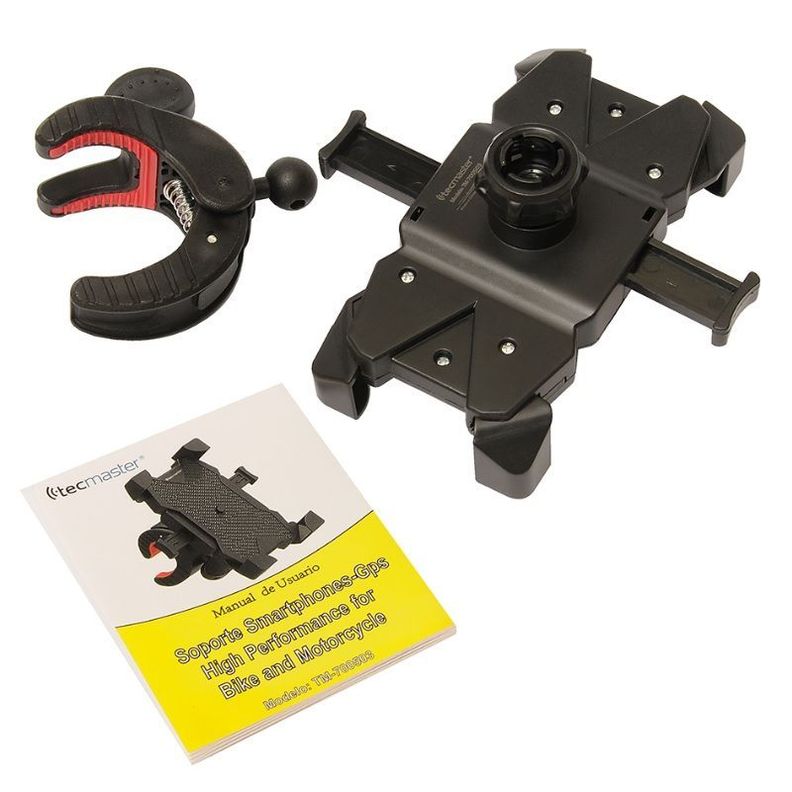 Soporte Porta Celular Bicicleta Moto Anti Vibración Tecmaster-2
