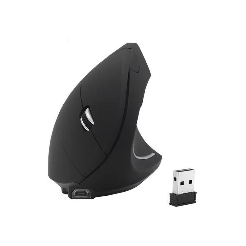 Mouse Vertical Inalámbrico Recargable Ergonomico-3