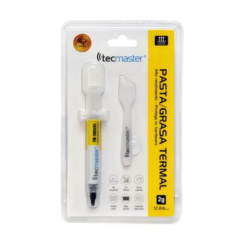 Pasta Térmica Disipadora 2g Alto Rendimiento Tecmaster-1