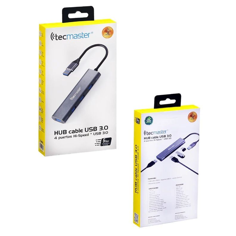 Hub Adaptador Usb 3.0 Tipo C Para Mac Macbook Windows-2