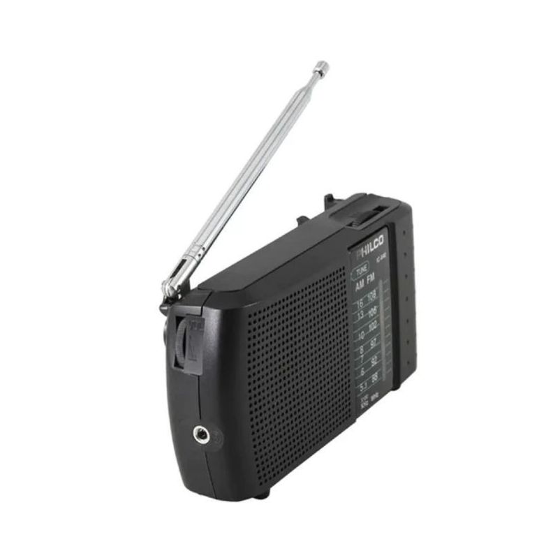 Radio Portátil Philco ICX-40, Con Audífono, AM-FM, 2 pilas AA-2