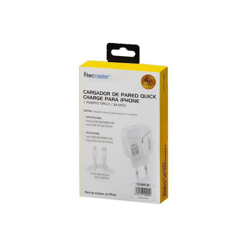 Cargador Para iPhone y Cable De Carga Tipo-c A Lightning-4