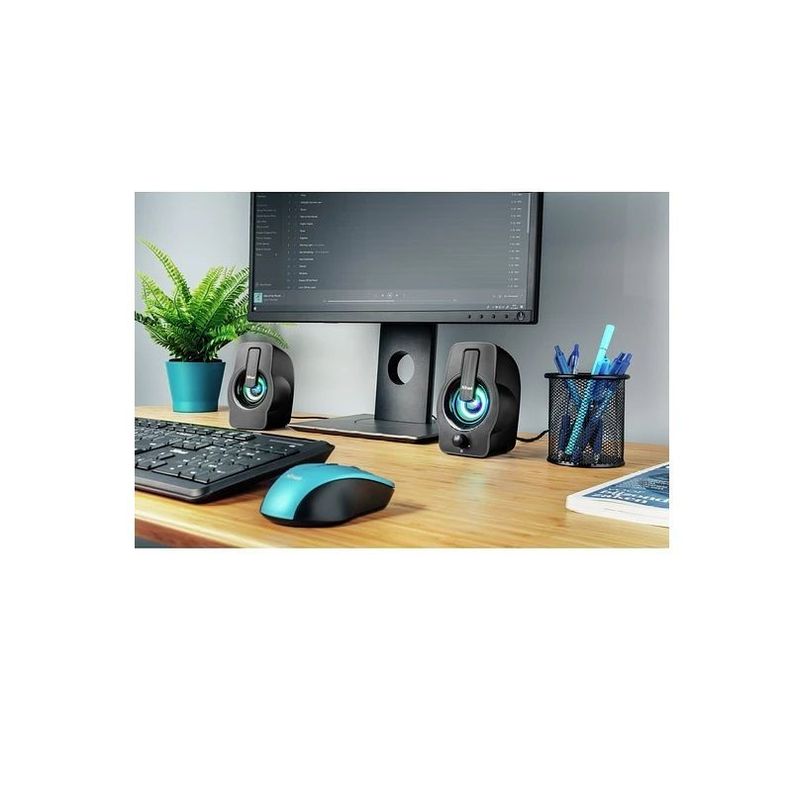 Parlantes Para Pc Gamer Trust Speaker 2.0 Rgbs-2