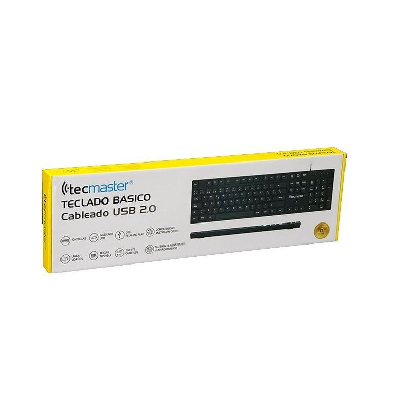 Teclado Teclas Tipo Isla  Cableado USB 2.0 -2