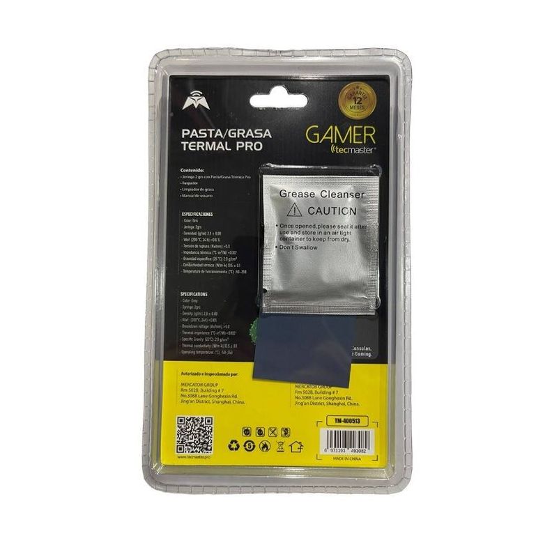 Pasta Termica Disipadora Pro 2g Alto Rendimiento Tecmaster-1