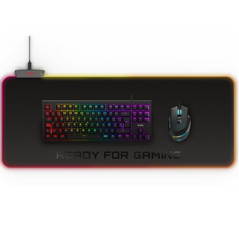 Mousepad Gamer Energy Sistem Esg P5 Rgb 80x30cm Negro-1
