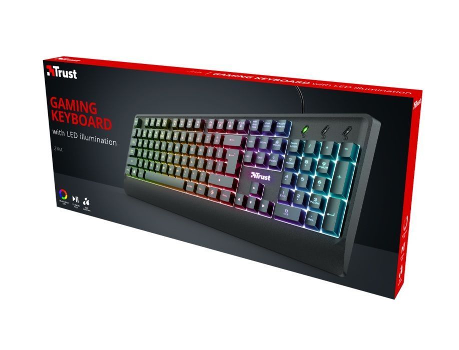 Teclado Gamer Ziva Rainbow Led Iluminado-3
