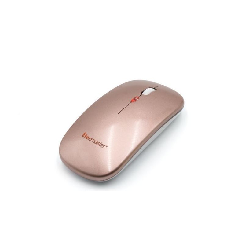 Mouse Dual Recargable Inalámbrico Bluetooth Rosado-0