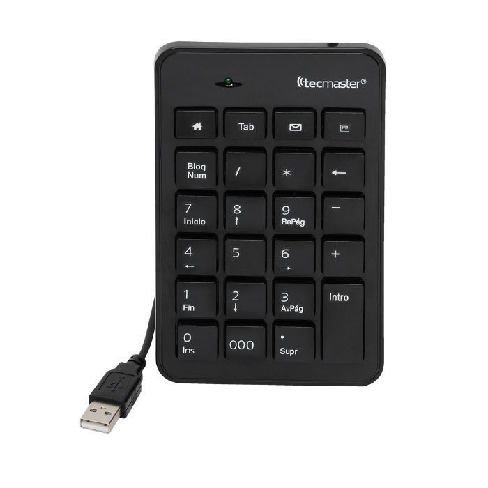 Teclado Numérico Multimedia Cableado Tecmaster-0