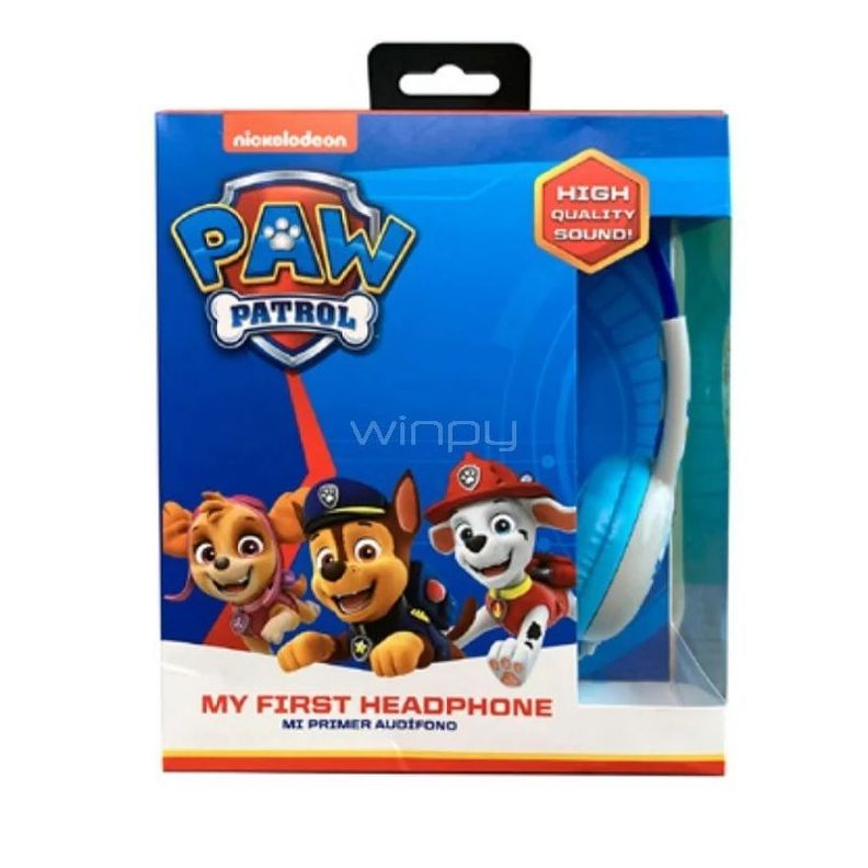Audífonos para Niños Nickelodeon Paw Patrol Alámbricos-0