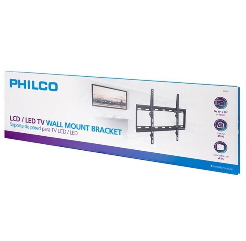 Soporte De Pared Para Tv / monitor De 37 A 80 Pulg Negro-2