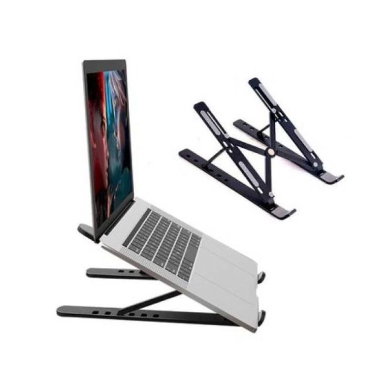 Soporte Plegable Ajustable De Aluminio Para Notebook y Tablet -1