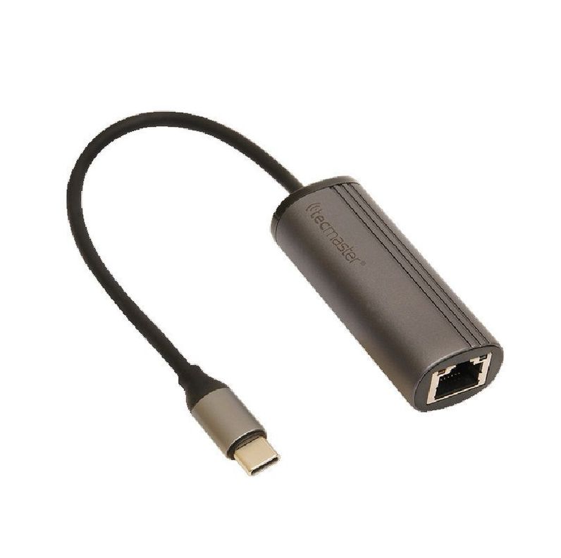 Adaptador Hub Tipo C a Rj45 Aluminio Tecmaster-0
