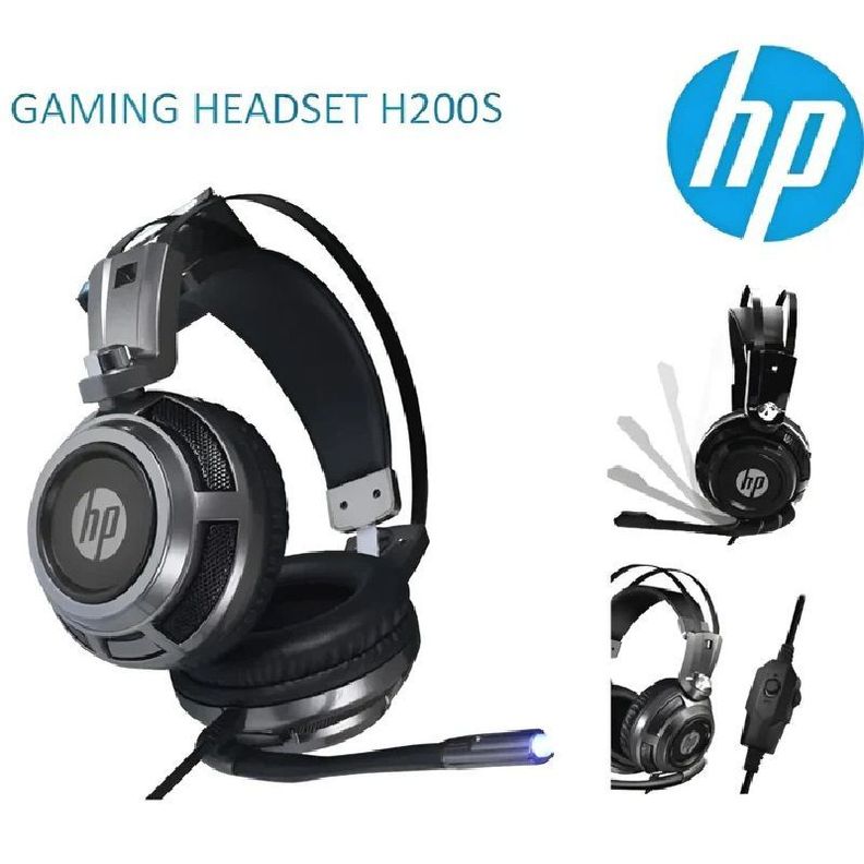 Audífonos Gamer Hp H200s Para Ps4/switch Plug 3.5 Mm-3