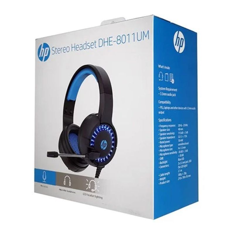 Audífonos Gamer Hp DHE-8011 Over-Ear-5