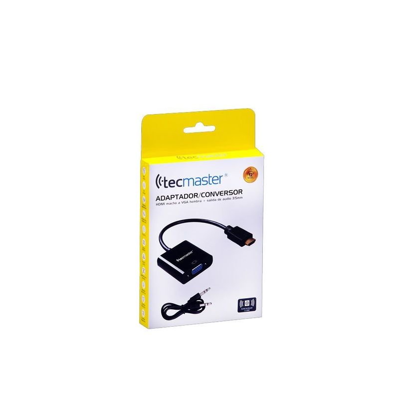 Cable Adaptador Conversor Hdmi Macho A Vga Hembra -3