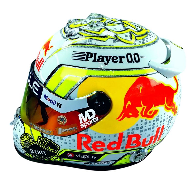 Casco Formula 1 Max Verstappen RedBull 2023 GP Las Vegas 1:2-2