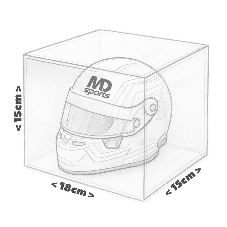 Casco Formula 1 Max Verstappen RedBull 2023 GP Las Vegas 1:2-4